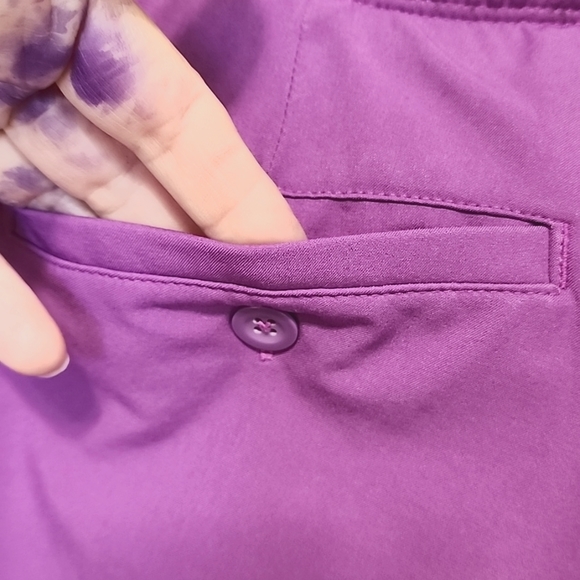 Under Armour Heat Gear Purple Shorts Sz 2 - Picture 4 of 10